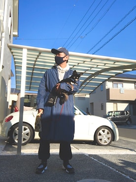 「VAN（バン）のアイテム」を使った、Ayato Kaminaさん（メンズ・171cm）の秋コーディネート