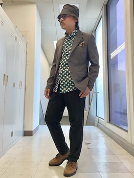 MAKOTO AI Kaminaさん（メンズ・170cm）の秋コーディネート