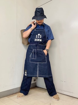 「アイテム（食器/キッチン）」を使った、MAKOTO AI Kaminaさん（メンズ・170cm）の夏コーディネート
