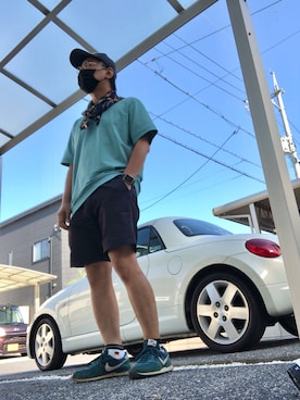 「VAN（バン）のアイテム」を使った、Ayato Kaminaさん（メンズ・171cm）の秋コーディネート