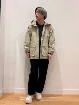 「Snow Peak（スノーピーク）のアイテム」を使った、moooritaさん（メンズ・175cm）の冬コーディネート