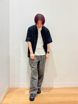 「URBAN RESEARCH DOORS（アーバンリサーチドアーズ）の竜骨チェーンコンビブレスレット（ブレスレット、シルバー系）」を使った、moooritaさん（メンズ・175cm）の春コーディネート