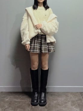 「Fizz（フィズ）のアイテム」を使った、saiさん（レディース・153cm）の冬コーディネート