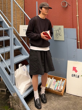 「GILDAN（ギルダン）のアイテム」を使った、ゆうとさん（メンズ・175cm）の春コーディネート