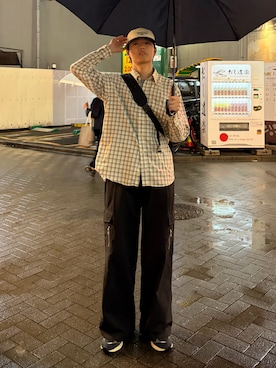 「UMBRO（アンブロ）のアイテム」を使った、ゆうとさん（メンズ・175cm）の夏コーディネート
