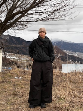 「UNIVERSAL OVERALL（ユニバーサルオーバーオール）のアイテム」を使った、ゆうとさん（メンズ・175cm）の春コーディネート