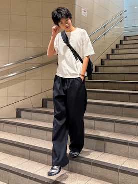 「UMBRO（アンブロ）のアイテム」を使った、ゆうとさん（メンズ・175cm）の夏コーディネート