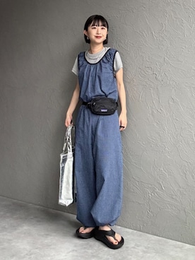 「nenom（ネノム）のアイテム」を使った、Ujichanさん（レディース・149cm）の夏コーディネート