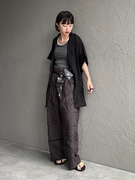 「nenom（ネノム）のアイテム」を使った、Ujichanさん（レディース・149cm）の夏コーディネート