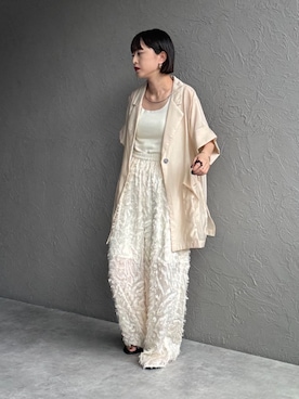 「nenom（ネノム）のアイテム」を使った、Ujichanさん（レディース・149cm）の夏コーディネート