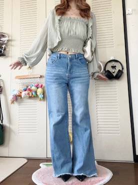 モモ子さん（レディース・150cm）の春コーディネート