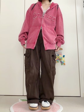 「Onitsuka Tiger（オニツカタイガー）のアイテム」を使った、モモ子さん（レディース・150cm）の秋コーディネート