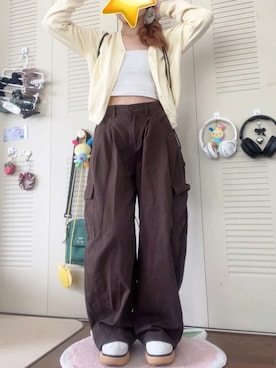 「Onitsuka Tiger（オニツカタイガー）のDELECITY / デレシティ（スニーカー）」を使った、モモ子さん（レディース・150cm）の春コーディネート