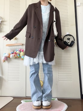 モモ子さん（レディース・150cm）の春コーディネート