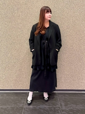 「LIMI feu（リミフゥ）のアイテム」を使った、ﾏﾁさん（レディース・158cm）の冬コーディネート