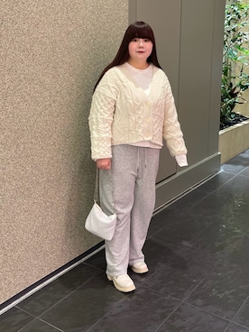 「EVOL（イーボル）のアイテム（バッグ）」を使った、ﾏﾁさん（レディース・158cm）の冬コーディネート