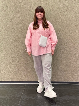 「H&M（エイチ・アンド・エム）のアイテム（パンツ）」を使った、ﾏﾁさん（レディース・158cm）の冬コーディネート