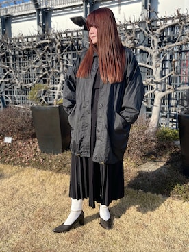 「EVOL（イーボル）のアイテム」を使った、ﾏﾁさん（レディース・158cm）の冬コーディネート