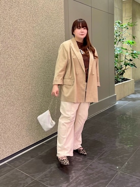 「H&M（エイチ・アンド・エム）のアイテム（トップス）」を使った、ﾏﾁさん（レディース・158cm）の春コーディネート