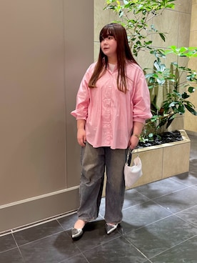 「EVOL（イーボル）のアイテム（バッグ）」を使った、ﾏﾁさん（レディース・158cm）の春コーディネート