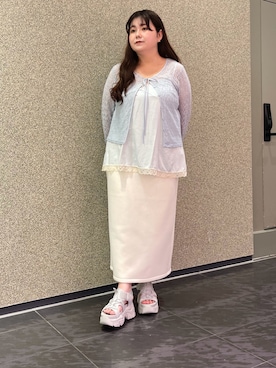 「スポサン」｜ﾏﾁさん（レディース・158cm）の夏コーディネート