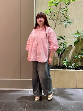 「EVOL（イーボル）のアイテム（バッグ）」を使った、ﾏﾁさん（レディース・158cm）の春コーディネート