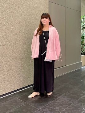 「EVOL（イーボル）のアイテム（シューズ）」を使った、ﾏﾁさん（レディース・158cm）の春コーディネート