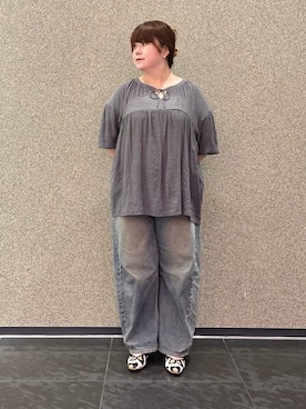 「H&M（エイチ・アンド・エム）のアイテム」を使った、ﾏﾁさん（レディース・158cm）の夏コーディネート