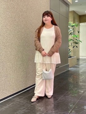 「ROPE' PICNIC（ロペピクニック）のアイテム」を使った、ﾏﾁさん（レディース・158cm）の春コーディネート