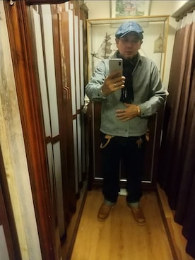 「OSHKOSH（オシュコシュ）のアイテム」を使った、heekoo.bukooさん（メンズ・166cm）の冬コーディネート