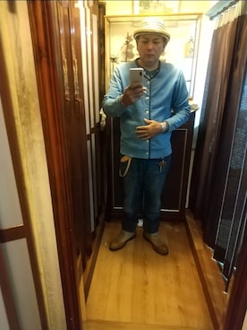 「Danner（ダナー）のアイテム」を使った、heekoo.bukooさん（メンズ・166cm）の冬コーディネート