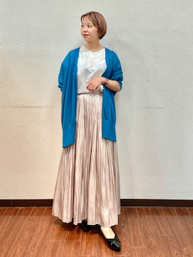 「ameme（アメメ）のアイテム」を使った、おすみさん（レディース・152cm）の秋コーディネート