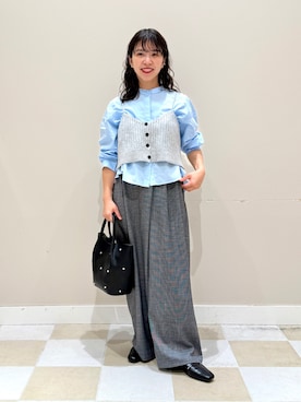 「RODE SKO（ロデスコ）のアイテム（シューズ）」を使った、おすみさん（レディース・152cm）の秋コーディネート