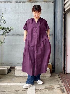 「CONVERSE ADDICT（コンバースアディクト）のアイテム」を使った、おすみさん（レディース・152cm）の夏コーディネート