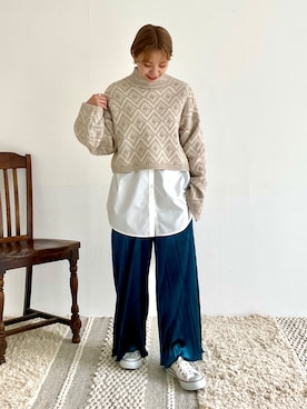 おすみさん（レディース・152cm）の冬コーディネート