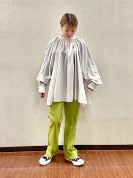 「CONVERSE ADDICT（コンバースアディクト）のアイテム」を使った、おすみさん（レディース・152cm）の春コーディネート