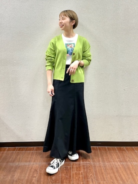 「CONVERSE ADDICT（コンバースアディクト）のアイテム」を使った、おすみさん（レディース・152cm）の春コーディネート