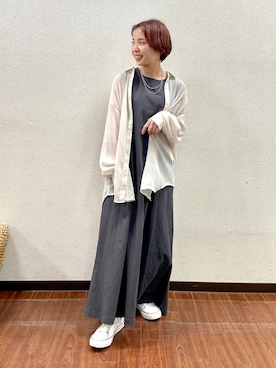 「CONVERSE ADDICT（コンバースアディクト）のアイテム」を使った、おすみさん（レディース・152cm）の春コーディネート