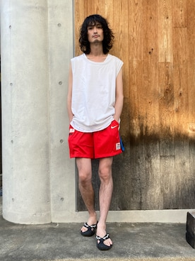 君嶋麻耶さん（メンズ・176cm）の夏コーディネート