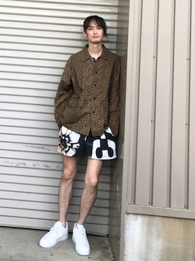 君嶋麻耶さん（メンズ・176cm）の夏コーディネート