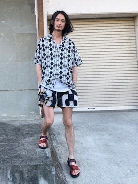 「Y-3（ワイスリー）のアイテム」を使った、君嶋麻耶さん（メンズ・176cm）の春コーディネート