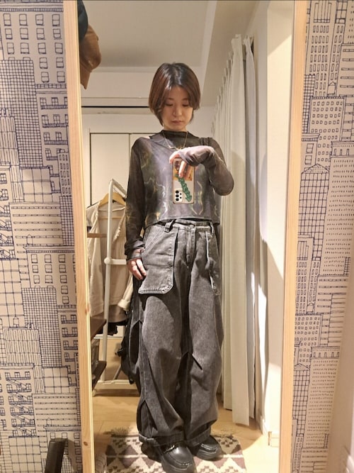 GLOBAL WORK（グローバルワーク）の「リネンライクセットアップ