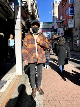 神田潔さん(メンズ・175cm)の冬コーディネート