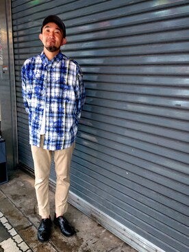 神田潔さん(メンズ・175cm)の夏コーディネート