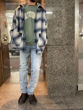 神田潔さん(メンズ・175cm)の冬コーディネート