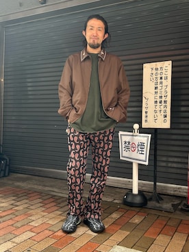 神田潔さん（骨格ナチュラル・メンズ・173cm）の秋コーディネート