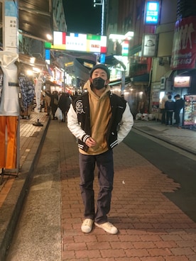 「LES TIEN（レスティエン）のアイテム」を使った、神田潔さん（メンズ・175cm）の冬コーディネート