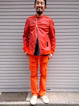 「C DIEM(カルペディエム)のアイテム」を使った、神田潔さん(メンズ・175cm)の秋コーディネート