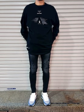 「HIDNANDER（ヒドゥナンダー）のアイテム」を使った、神田潔さん（メンズ・175cm）の秋コーディネート