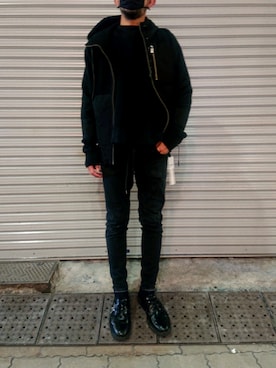 「おとなコーデ」｜「アイテム（パーカー）」を使った、神田潔さん（メンズ・175cm）の秋コーディネート